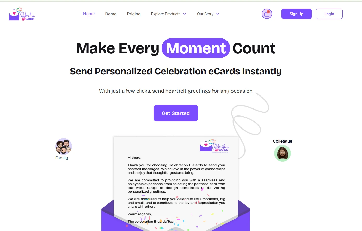 Celebration E-card